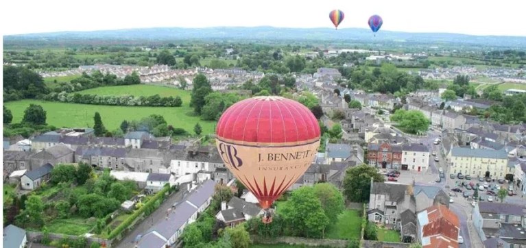 hot air balloon ireland
