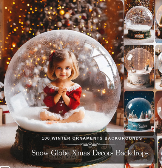 personalised xmas snowglobe ireland