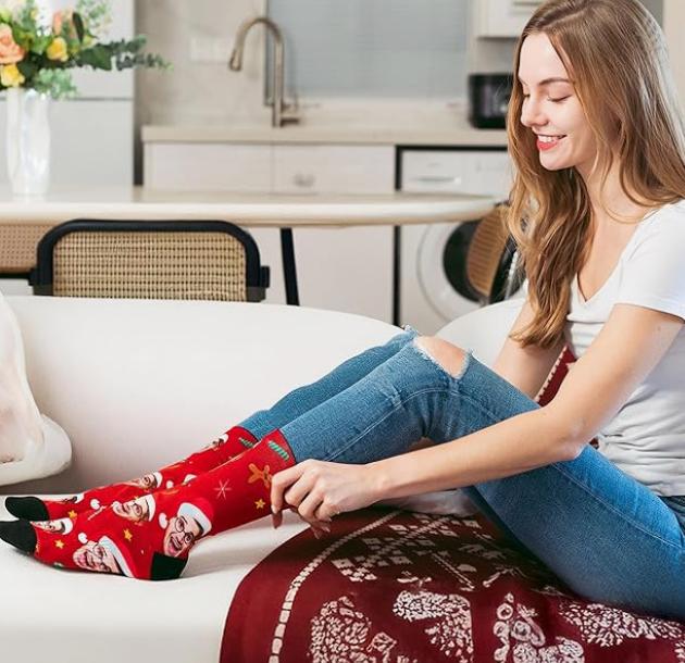 personalised face socks