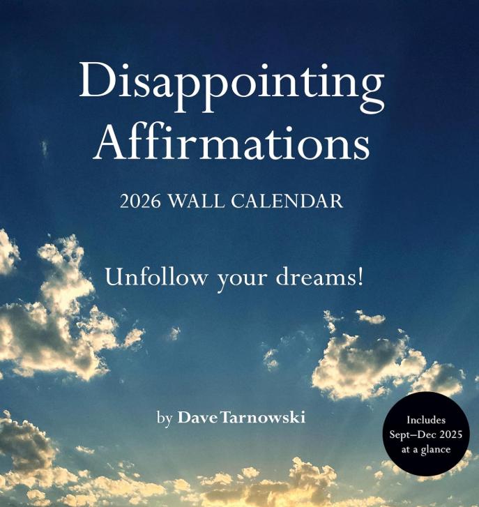 disappointing affirmations 2026 calendar