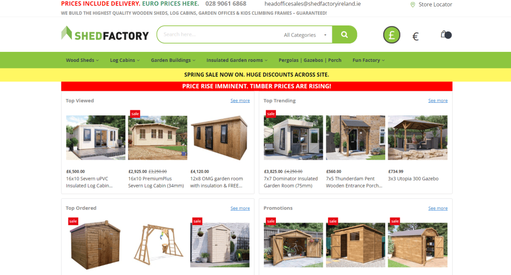 best garden shed factory ireland