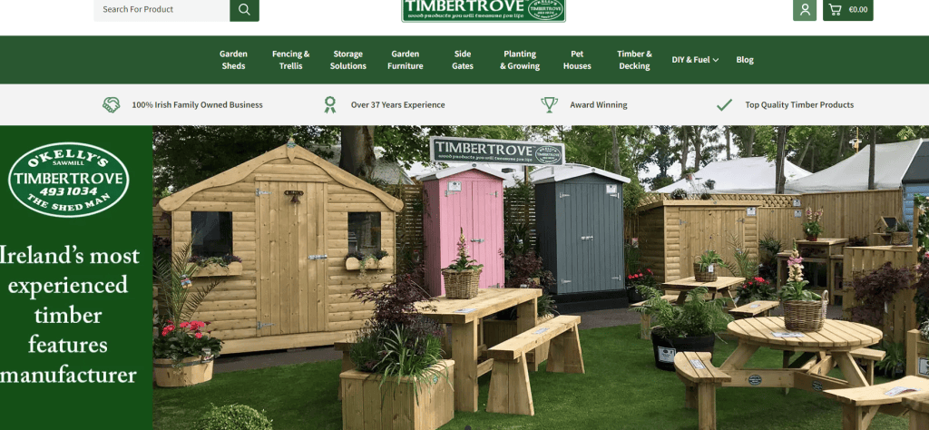 best timbertrove garden sheds ireland