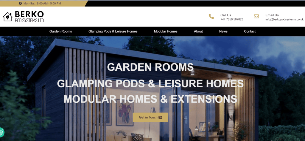berko pod donegal homes and pods