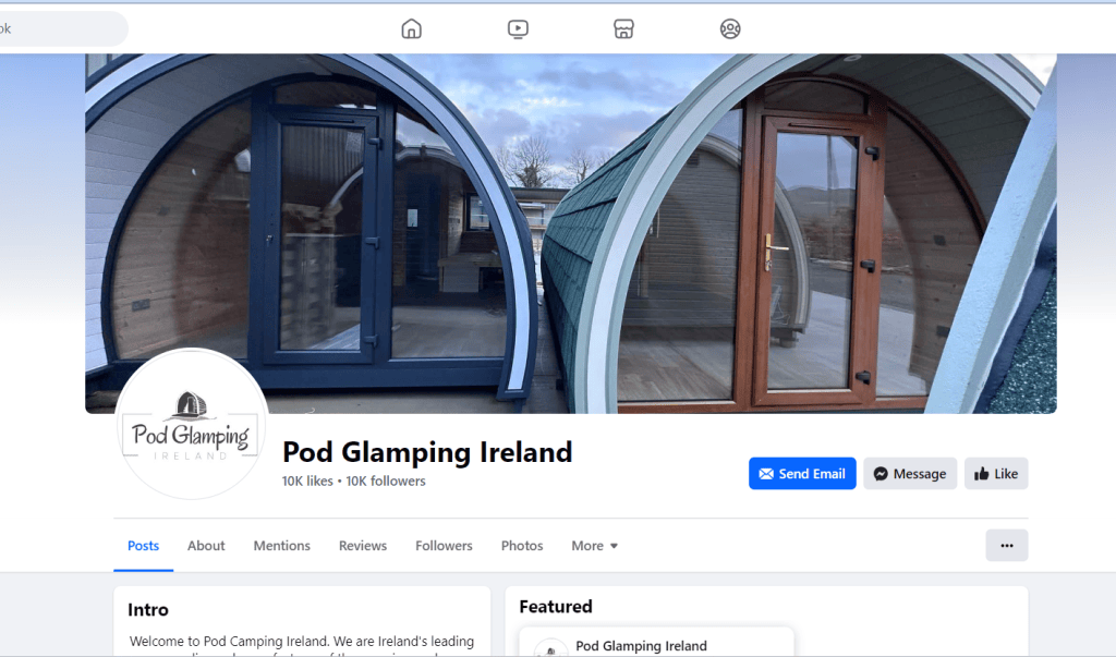 glamping pods galway