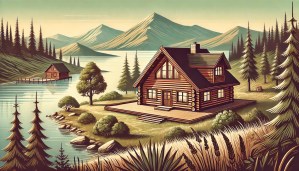 log cabin location selection