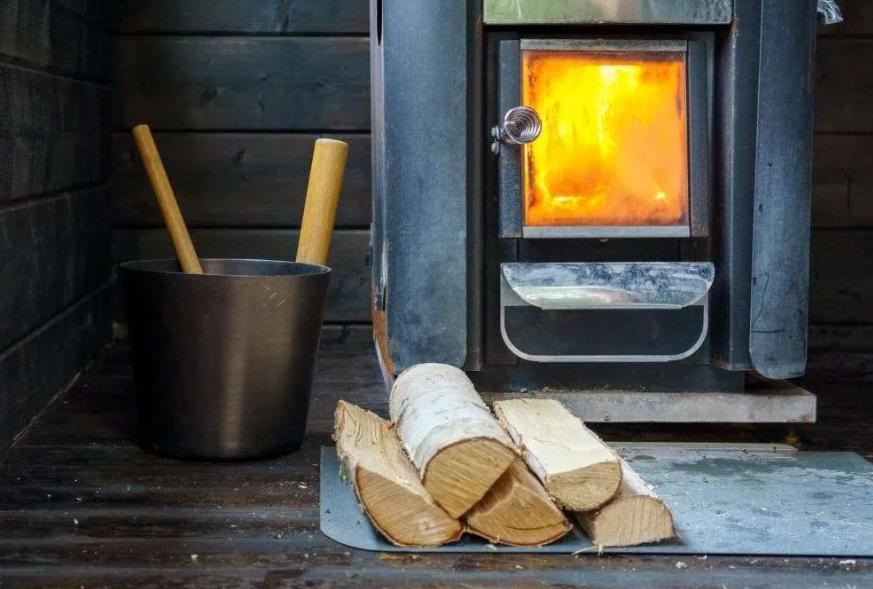 wood burning sauna