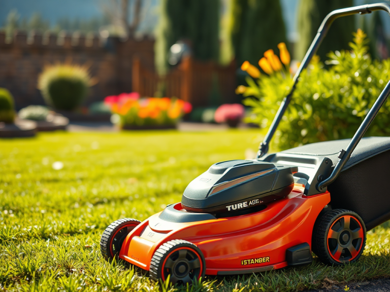 small lawn mower