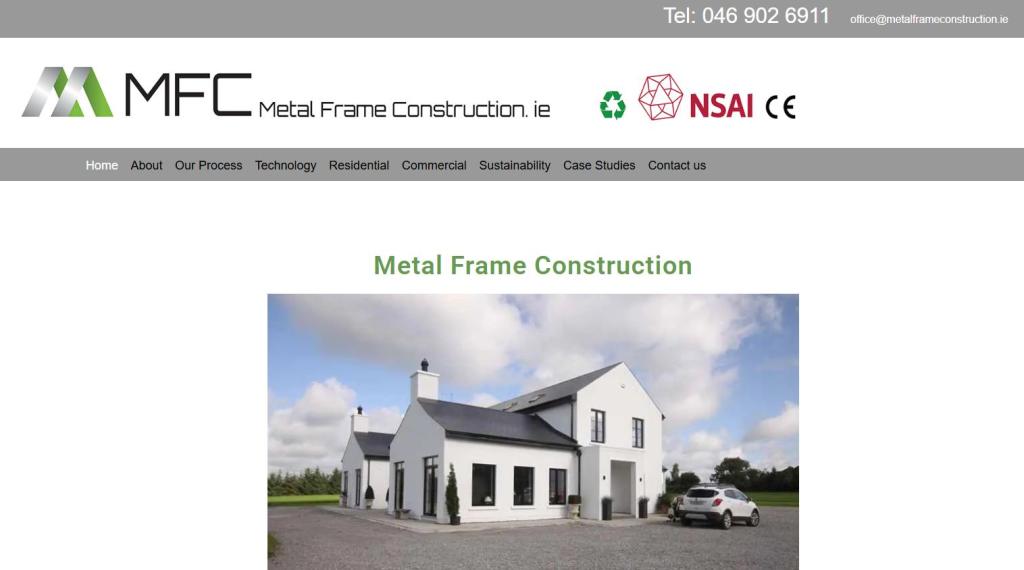metal frame construction