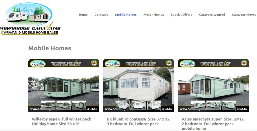 newbridge caravans & mobile homes sales
