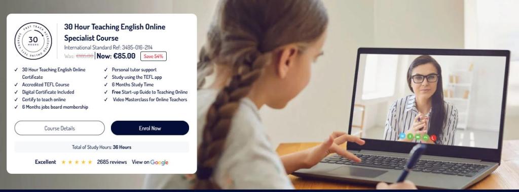 30-Hour Teaching English Online Course