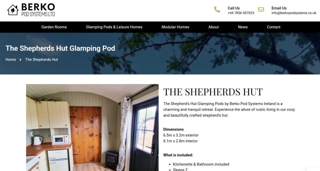 berko pod shepherds huts