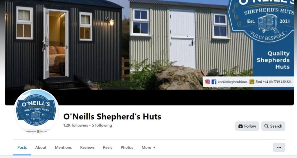 oneills shepherds huts