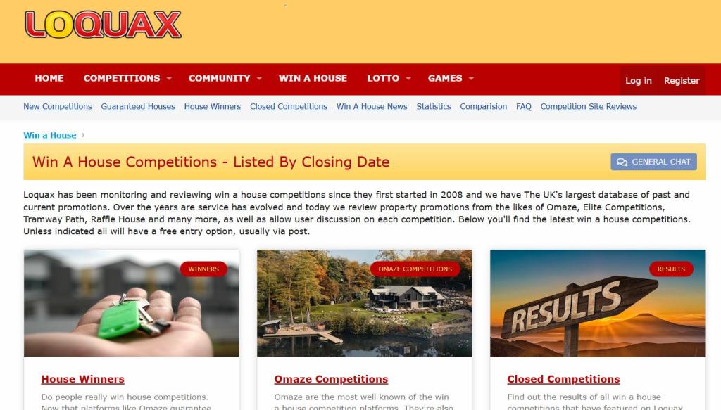 loquax win a house directory