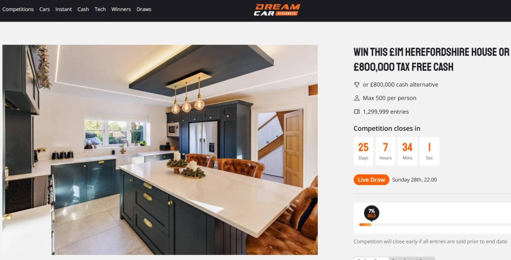 dream giveaways win a house
