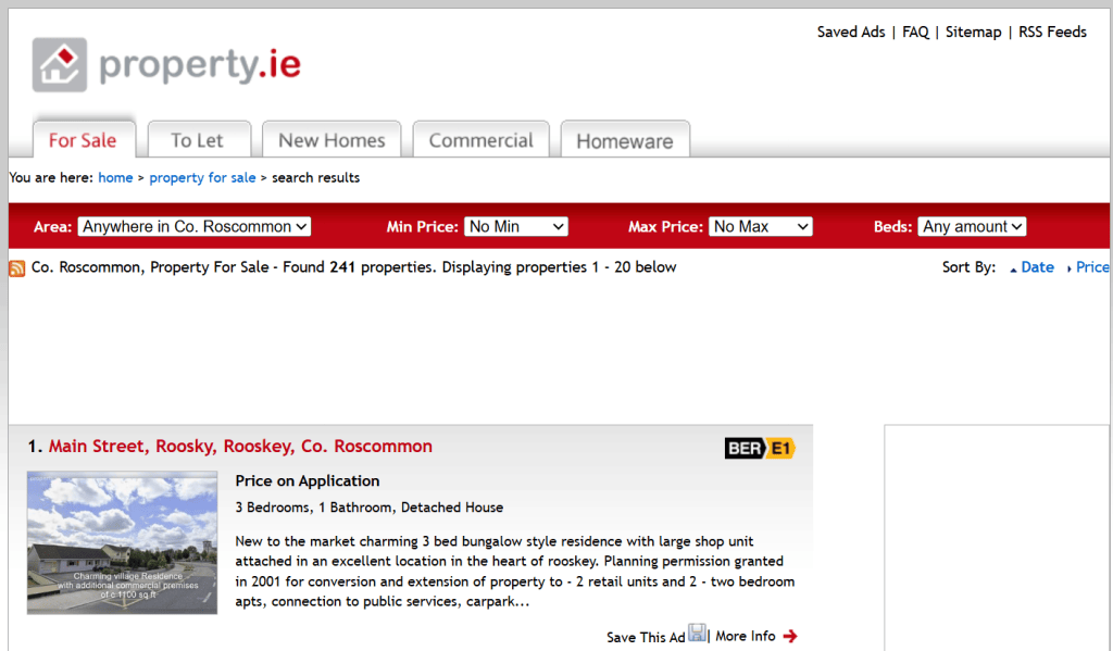 property ie roscommon
