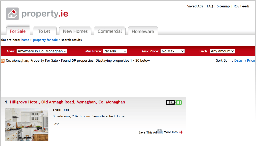 property ie monaghan