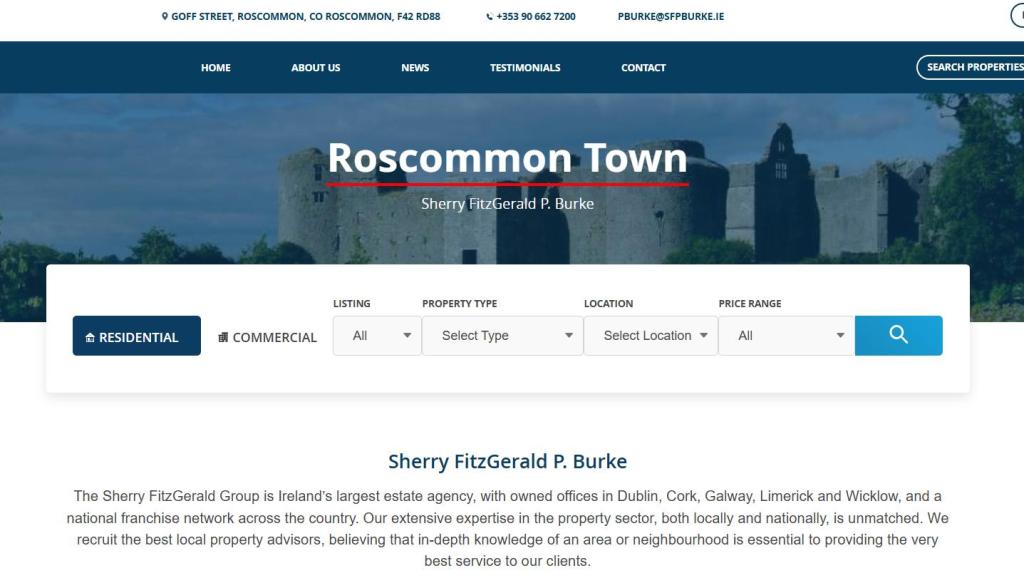 sherry fitz p burke roscommon